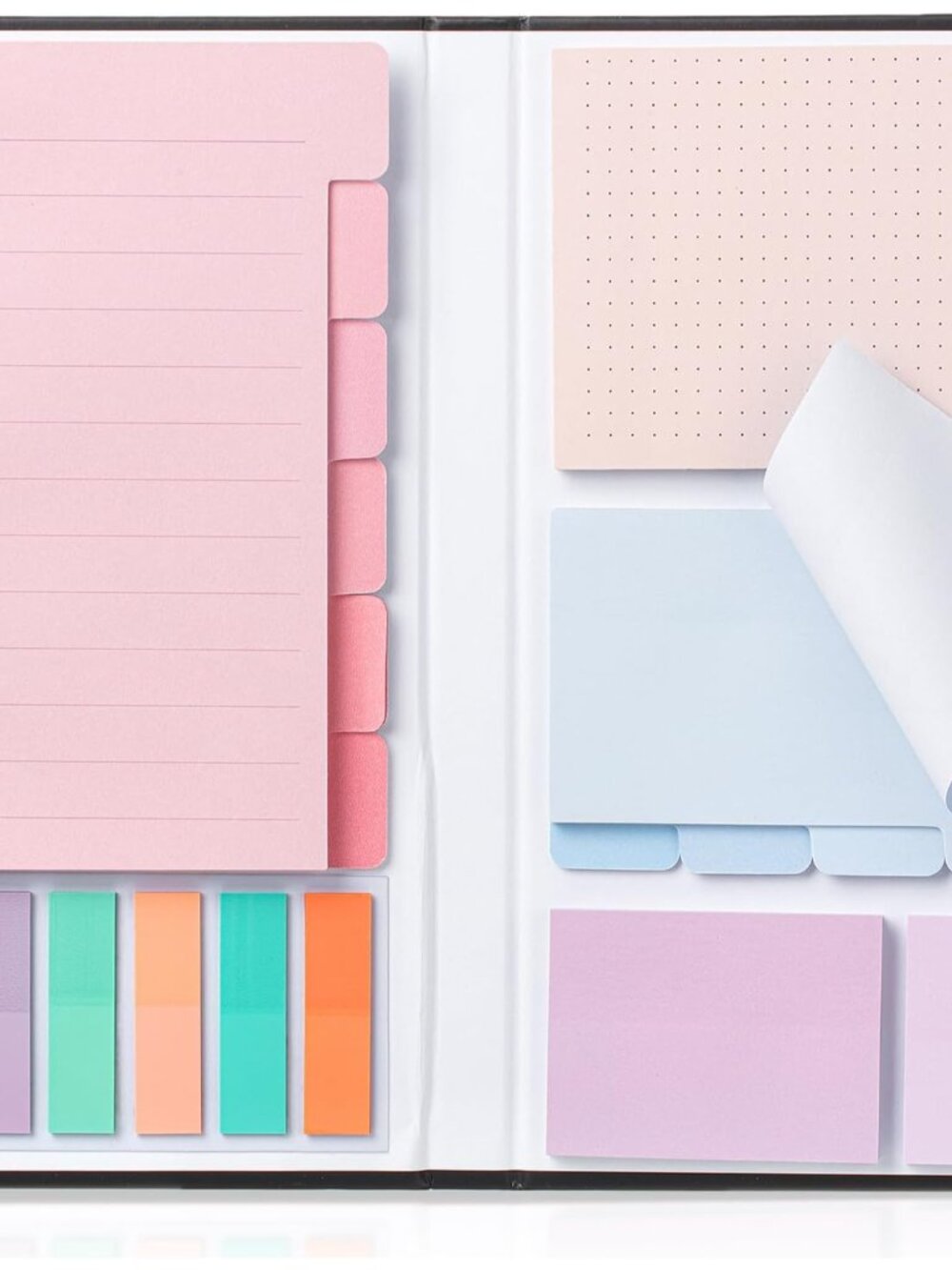 Sticky Notes Set, 410 Pack, Ruled
